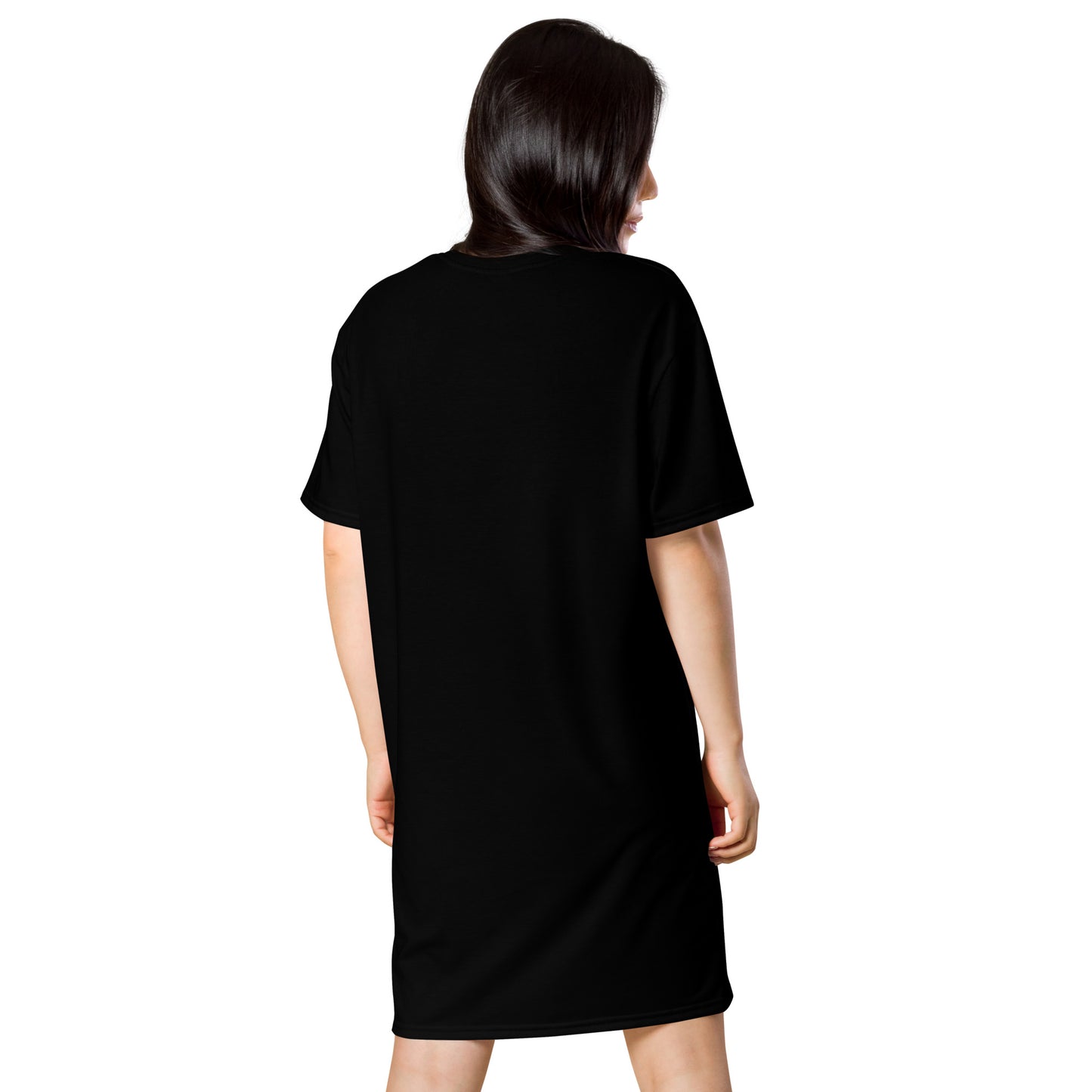 Teal Leopard T-shirt dress