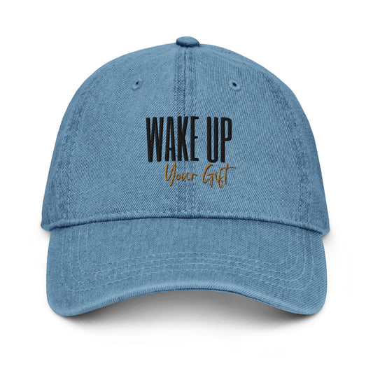 Wake Up Your Gift Denim Hat