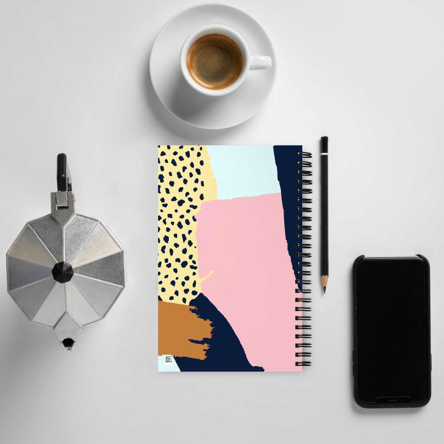 Becoming Abstract Spiral notebook