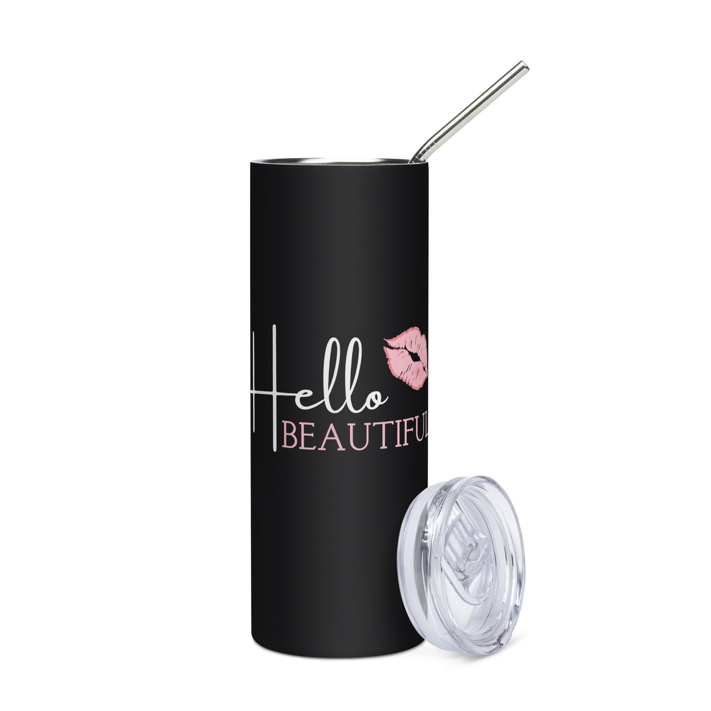 Hello Beautiful Stainless steel tumbler