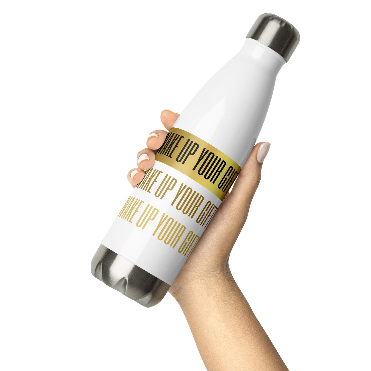 Wake Up Your Gift Stainless Steel Water Bottle