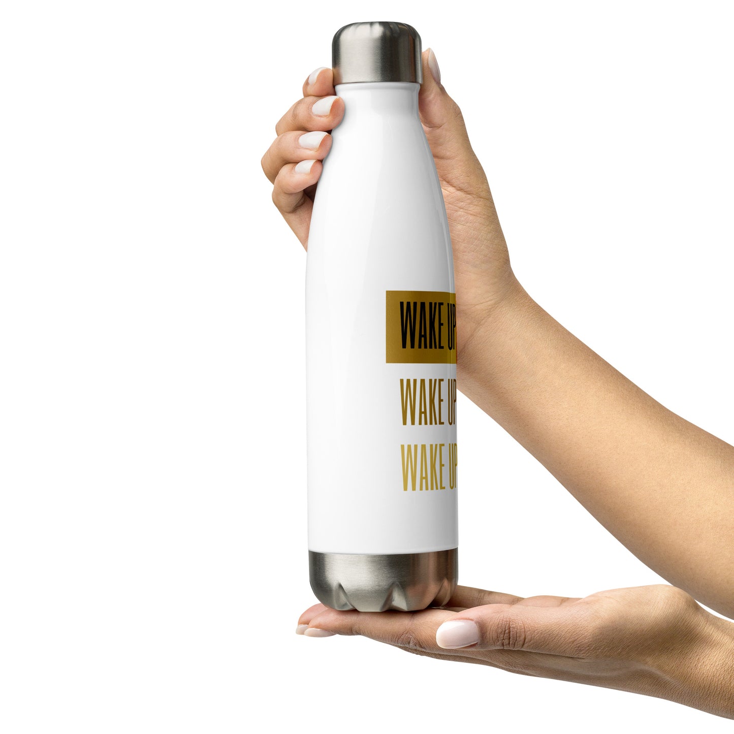 Wake Up Your Gift Stainless Steel Water Bottle