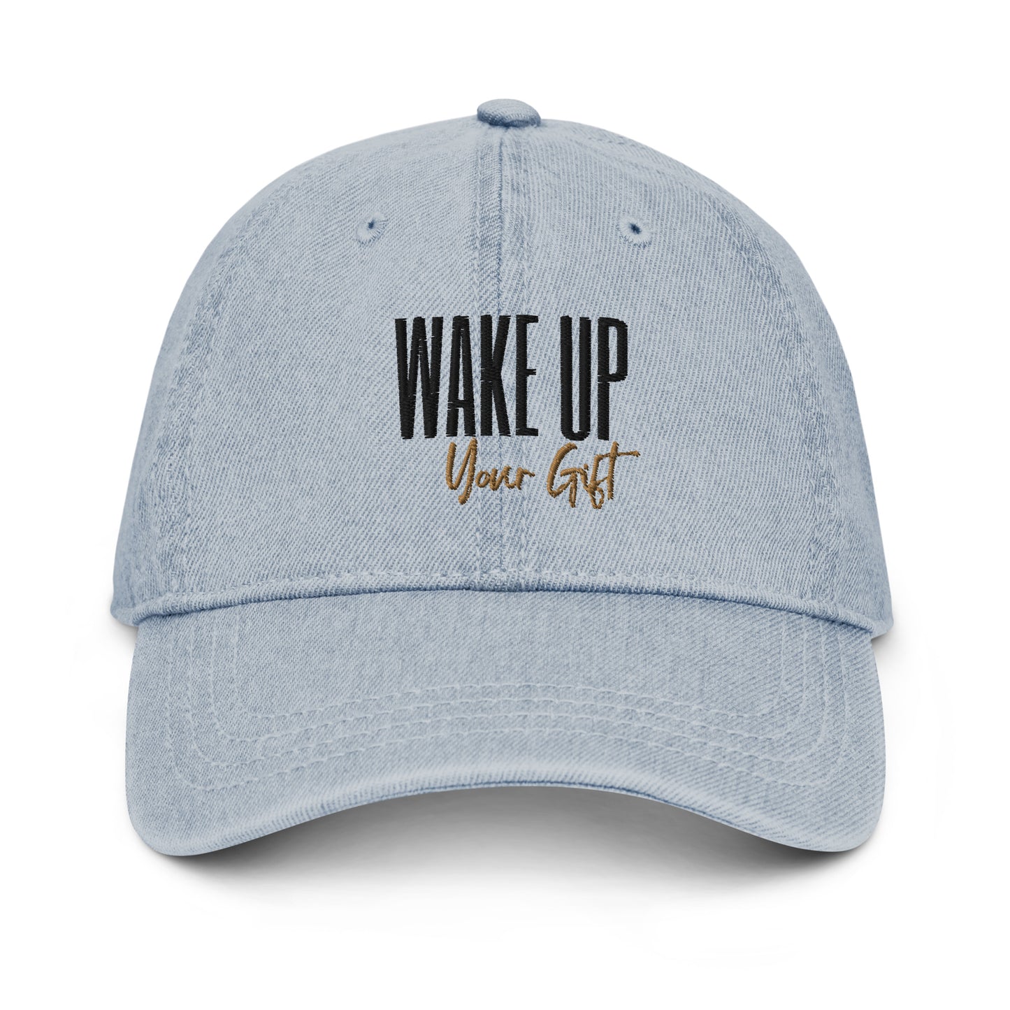 Wake Up Your Gift Denim Hat