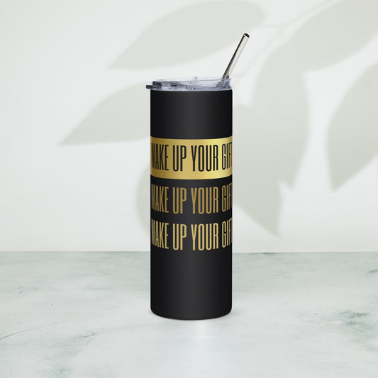 Wake Up Your Gift Bold Stainless steel tumbler