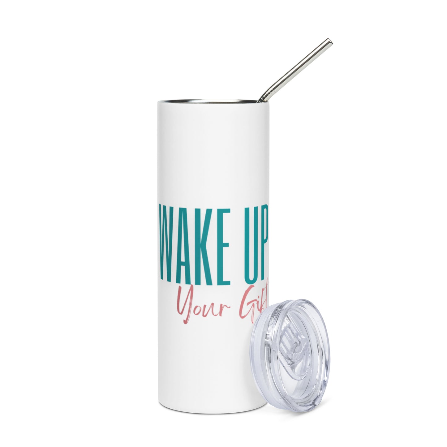 Wake Up Your Gift Stainless steel tumbler
