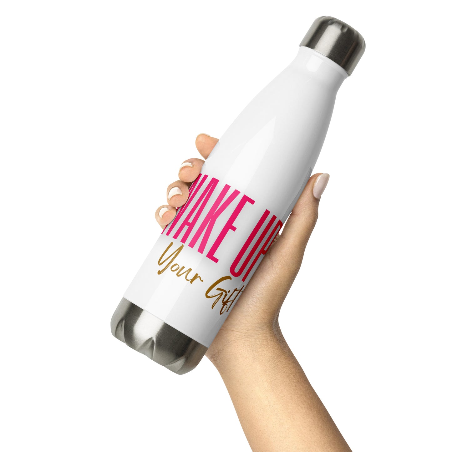 Wake Up Your Gift Stainless Steel Water Bottle